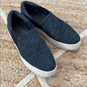 Vince Boucle knit sneakers